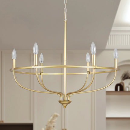 Chandelier Iron Ring 6-Light