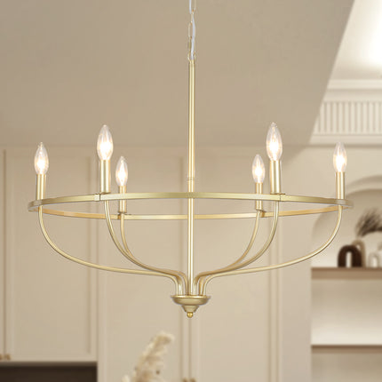 Chandelier Iron Ring 6-Light