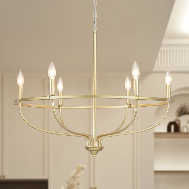 Chandelier Iron Ring 6-Light