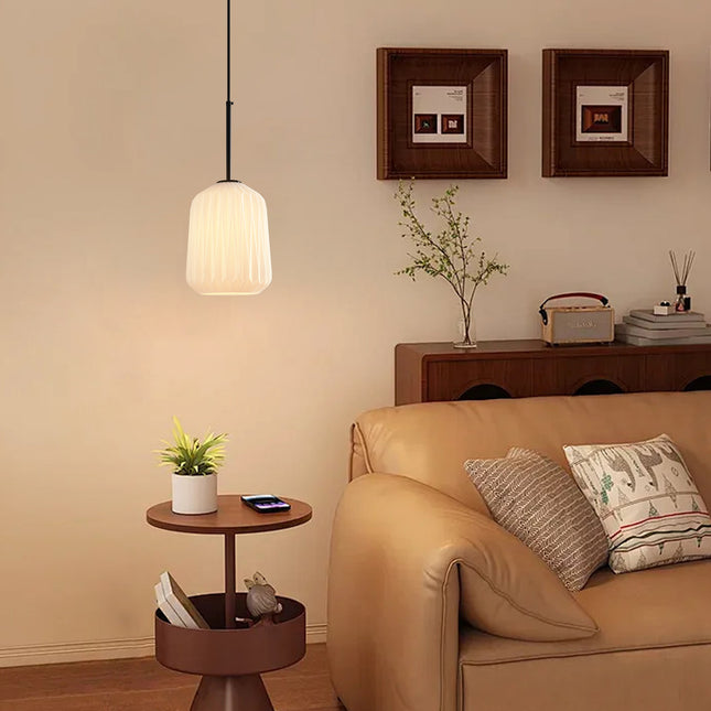 Pendant Light Milky White Glass Shade