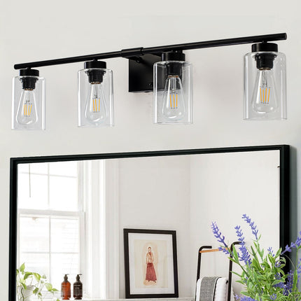 Wall Sconce Glass Shade 4-Light