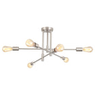Ceiling Light Iron Cross Arm 6-Light