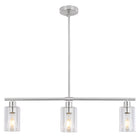 Island Pendant Light Glass Shade 3-Light