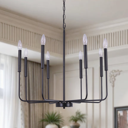 Chandelier Wrought Iron 8-Light